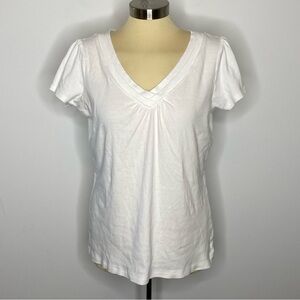 St. John's Bay White Short Sleeve Tee